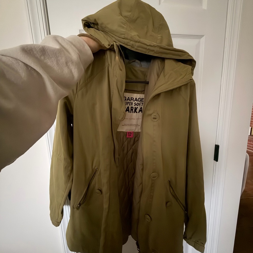 Garage women’s GreenHooded parka